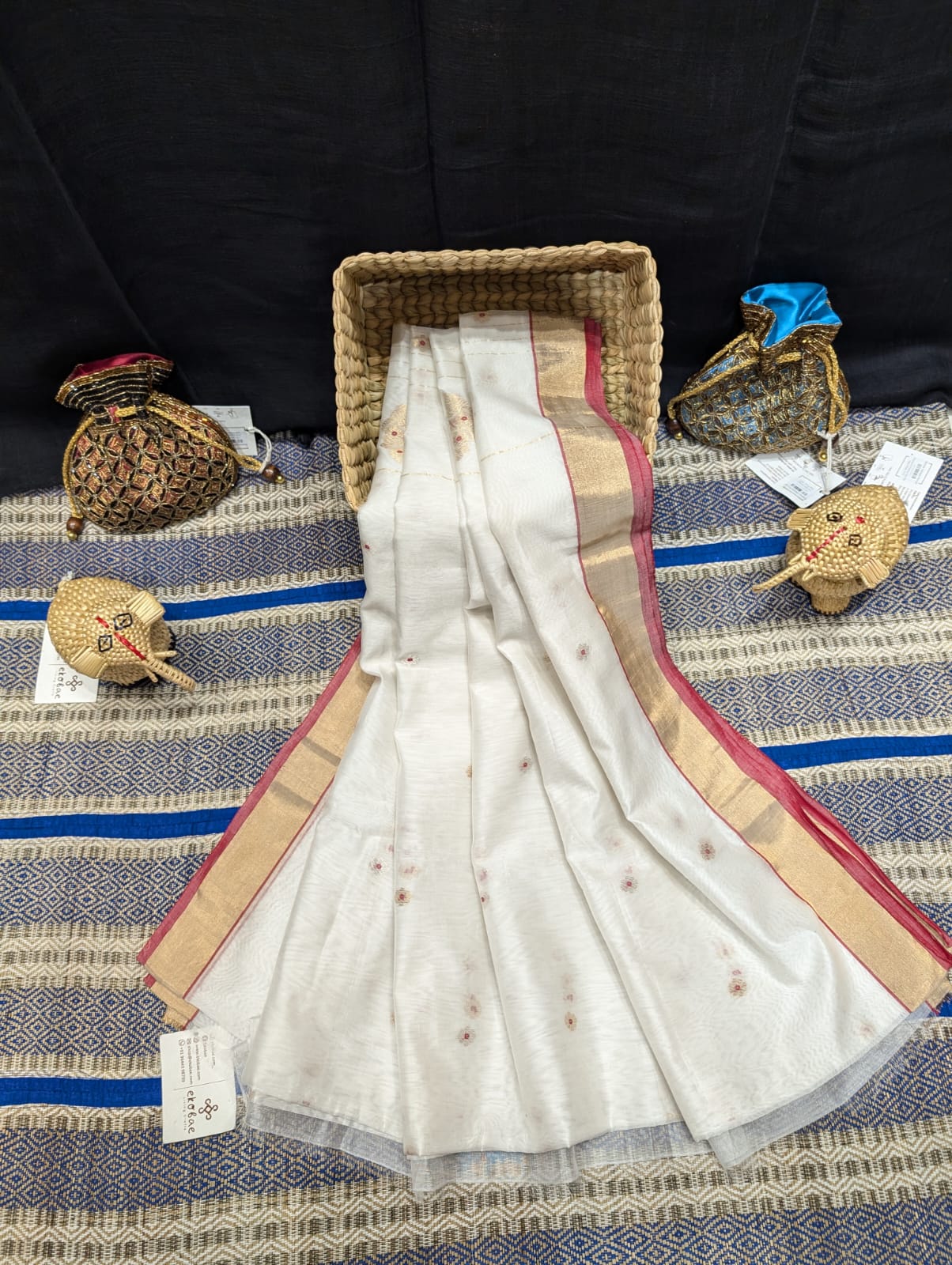Saree Handloom Chanderi
