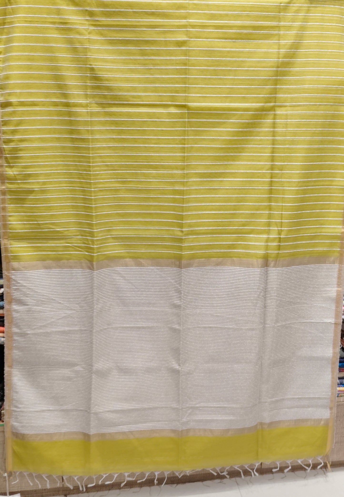 Saree Maheshwari Jute Pallu