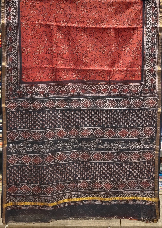 Saree Kota Organic Hand block