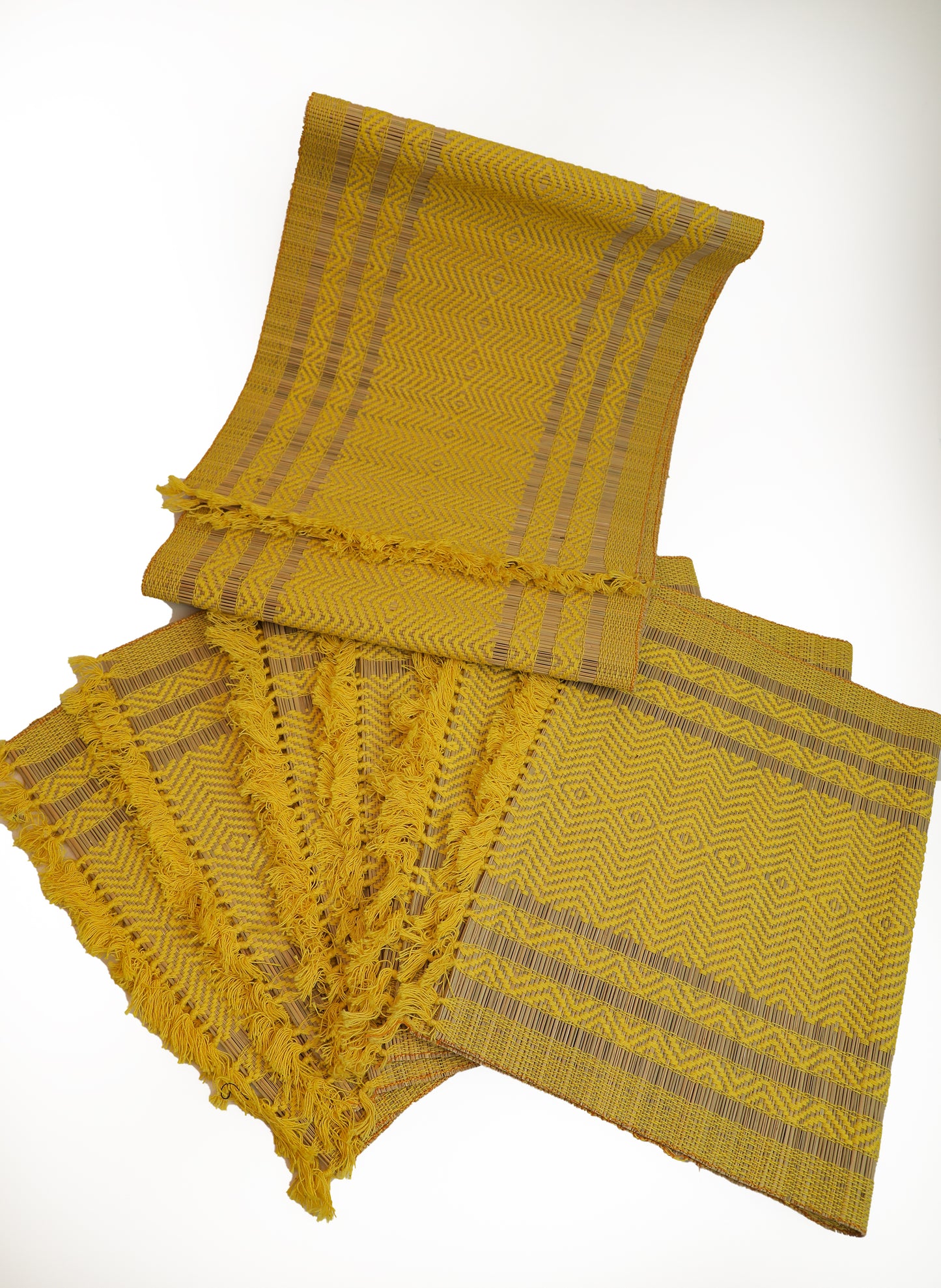 watergrass table mats with or without runner (handloom)