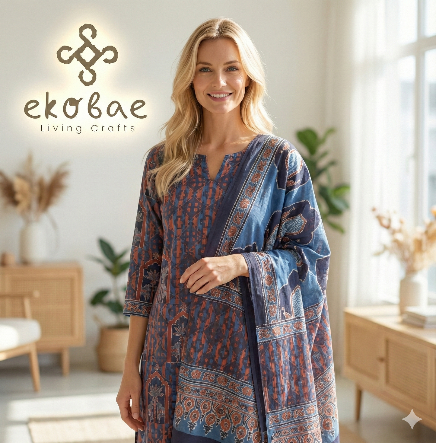 Ajrakh Kurta Dupatta Sets (Dastan-e-Ajrakh)