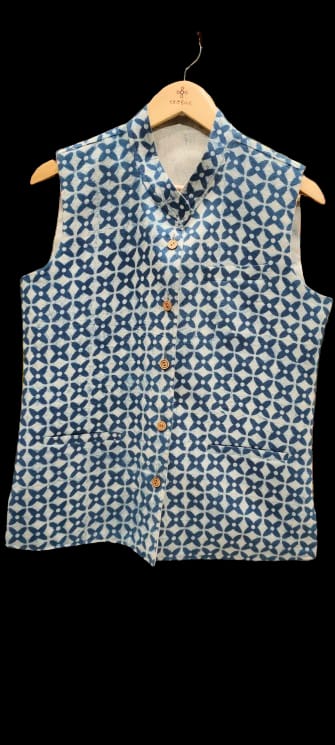 Nehru Jacket Reversible Dabu