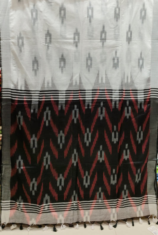 Saree Linen-Cotton Ikat