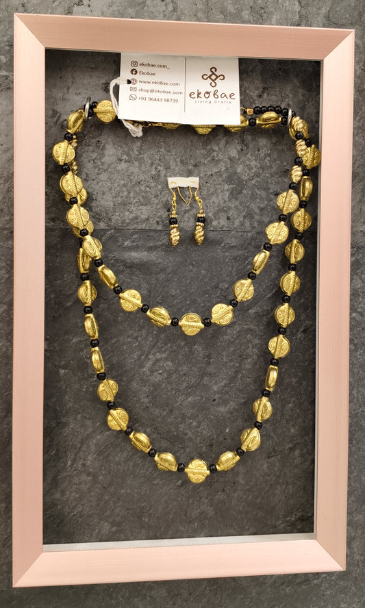 Necklace Tribal long w Earrings