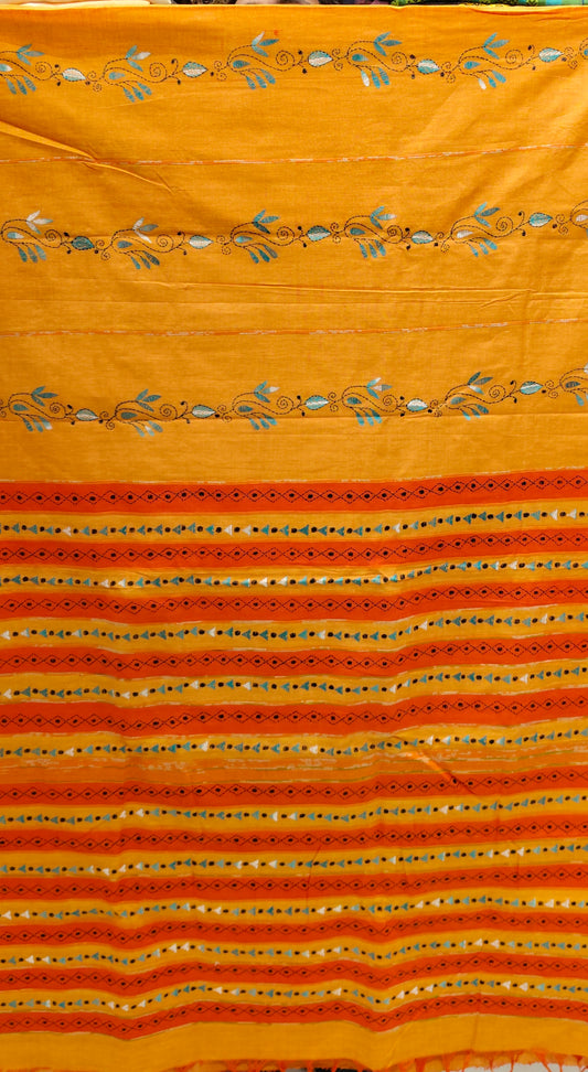 Saree Cotton Kantha Full-Body