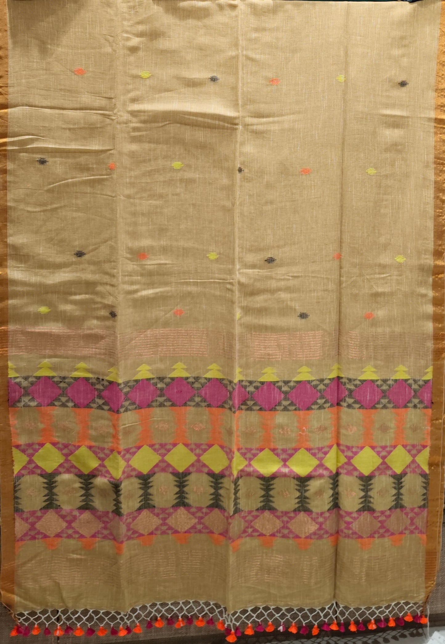 Linen by Linen Jamdani Saree
