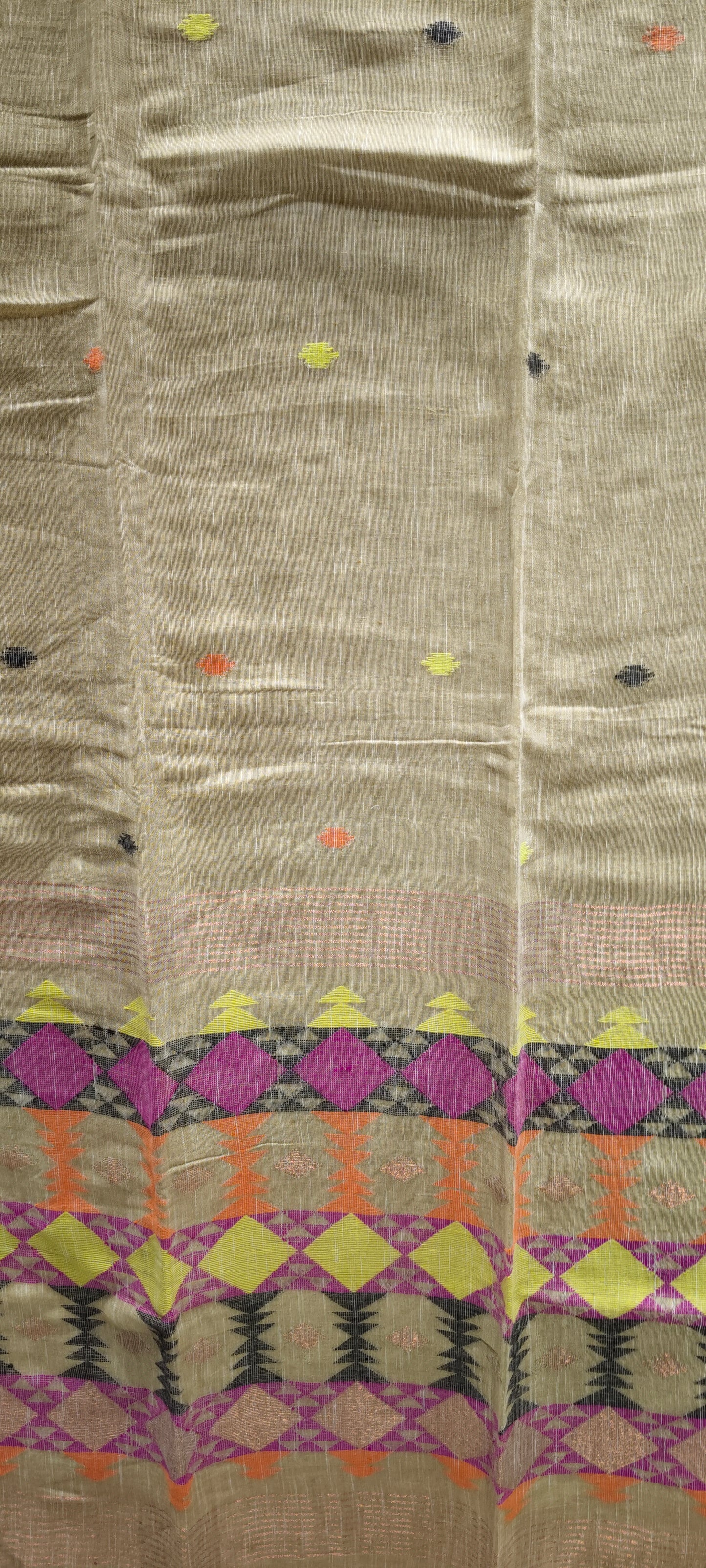 Linen by Linen Jamdani Saree
