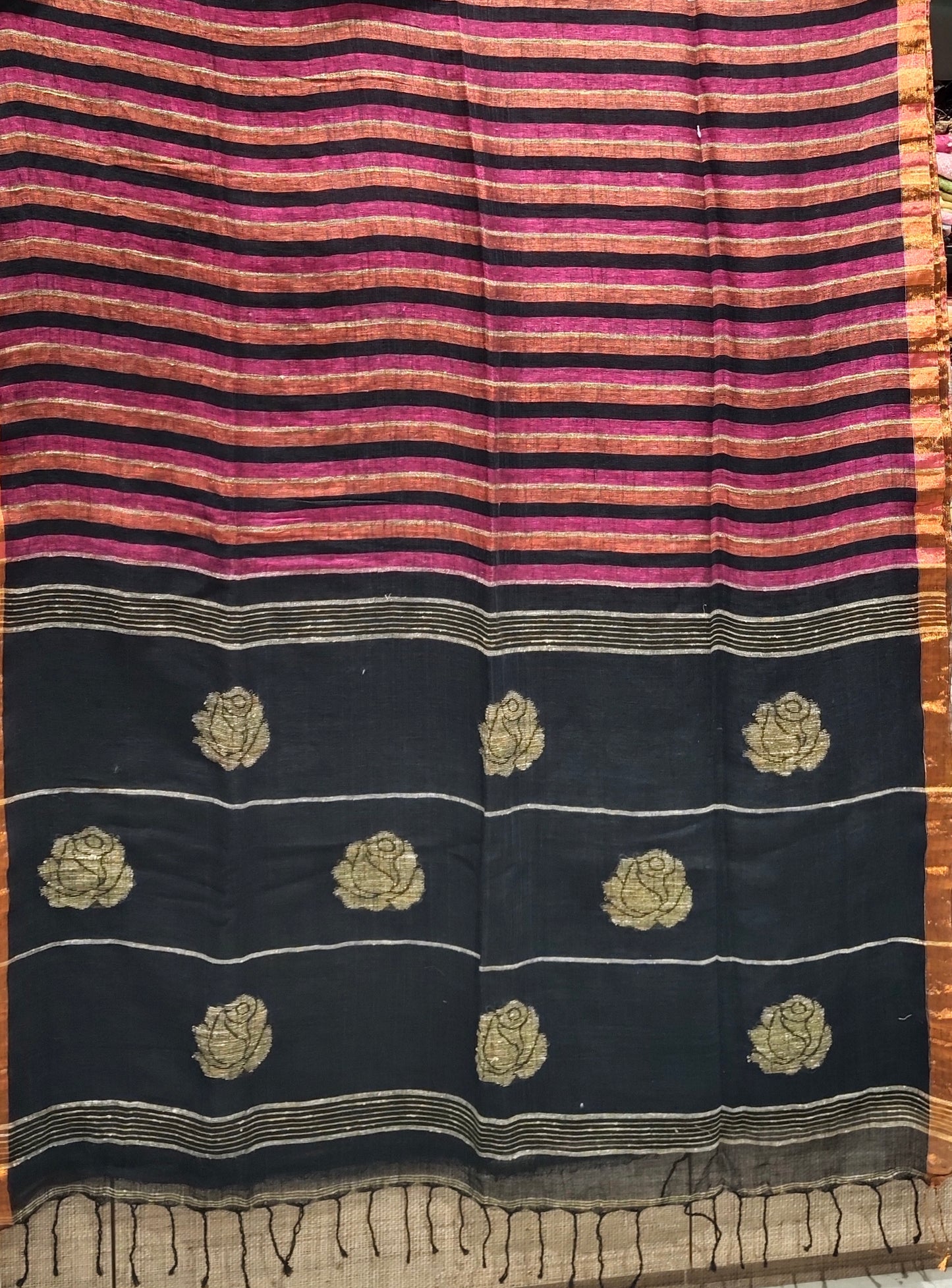 Linen by Linen Jamdani Saree