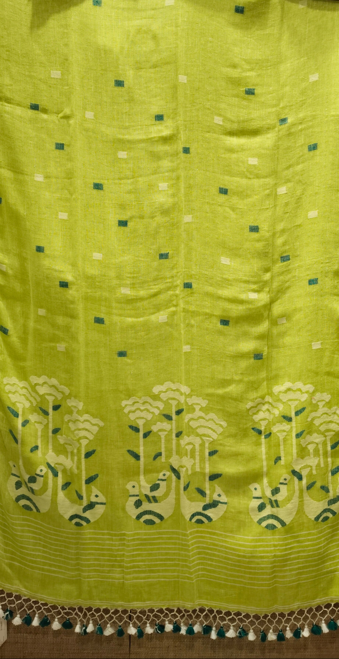 Linen by Linen Jamdani Saree