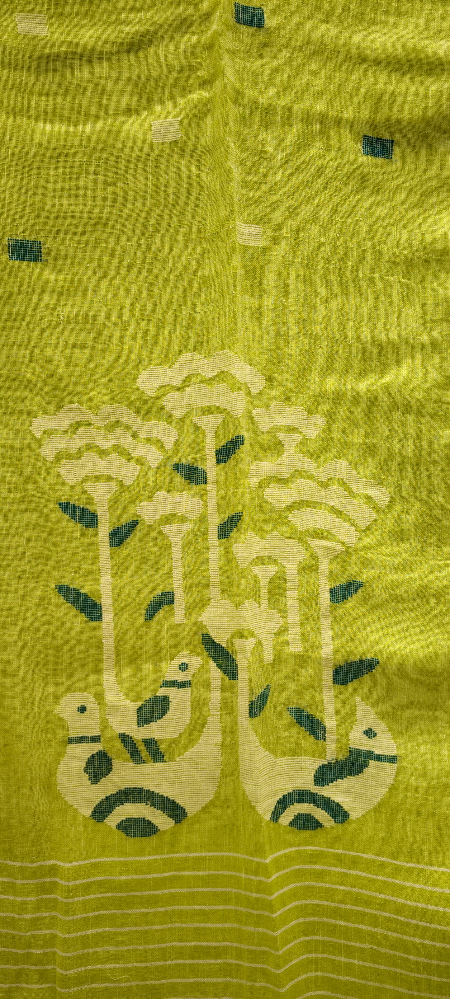 Linen by Linen Jamdani Saree