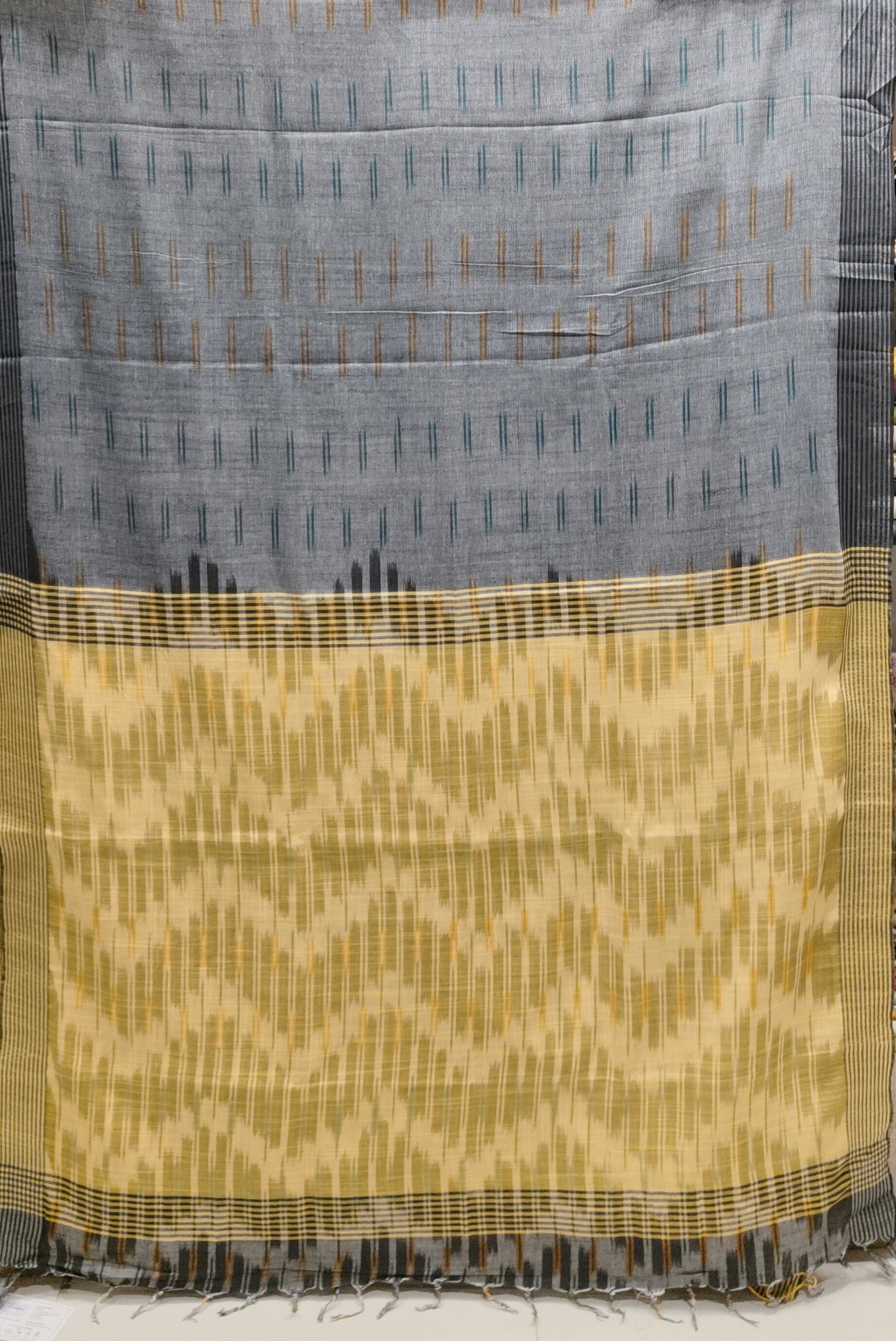 Saree Linen-Cotton Ikat