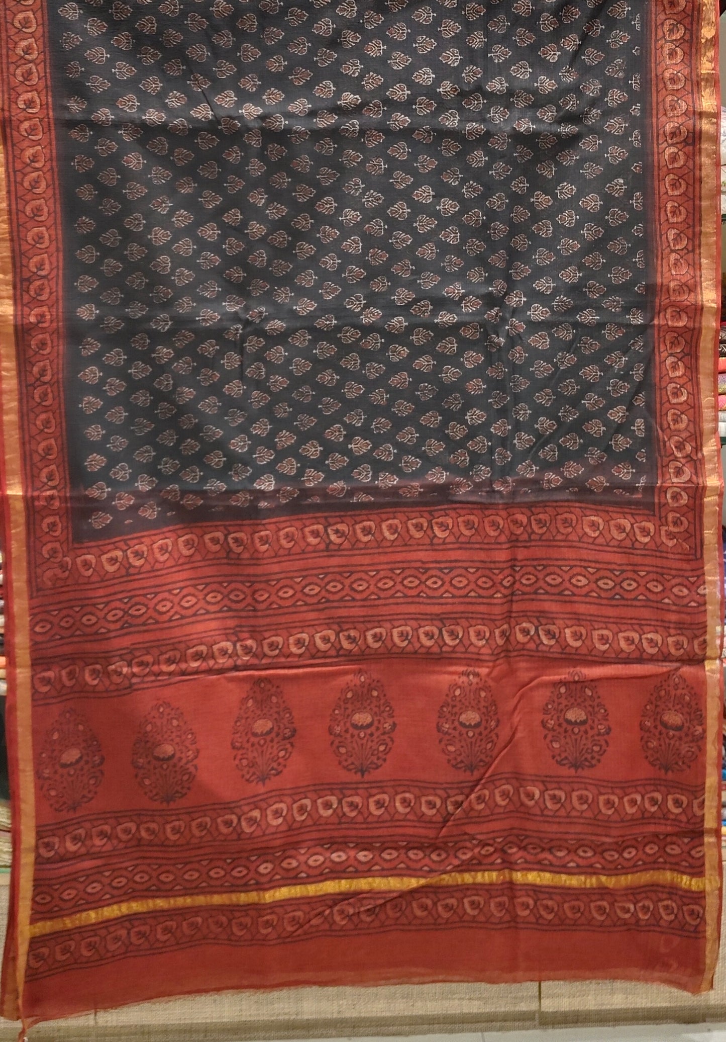 Saree Kota Organic Hand block