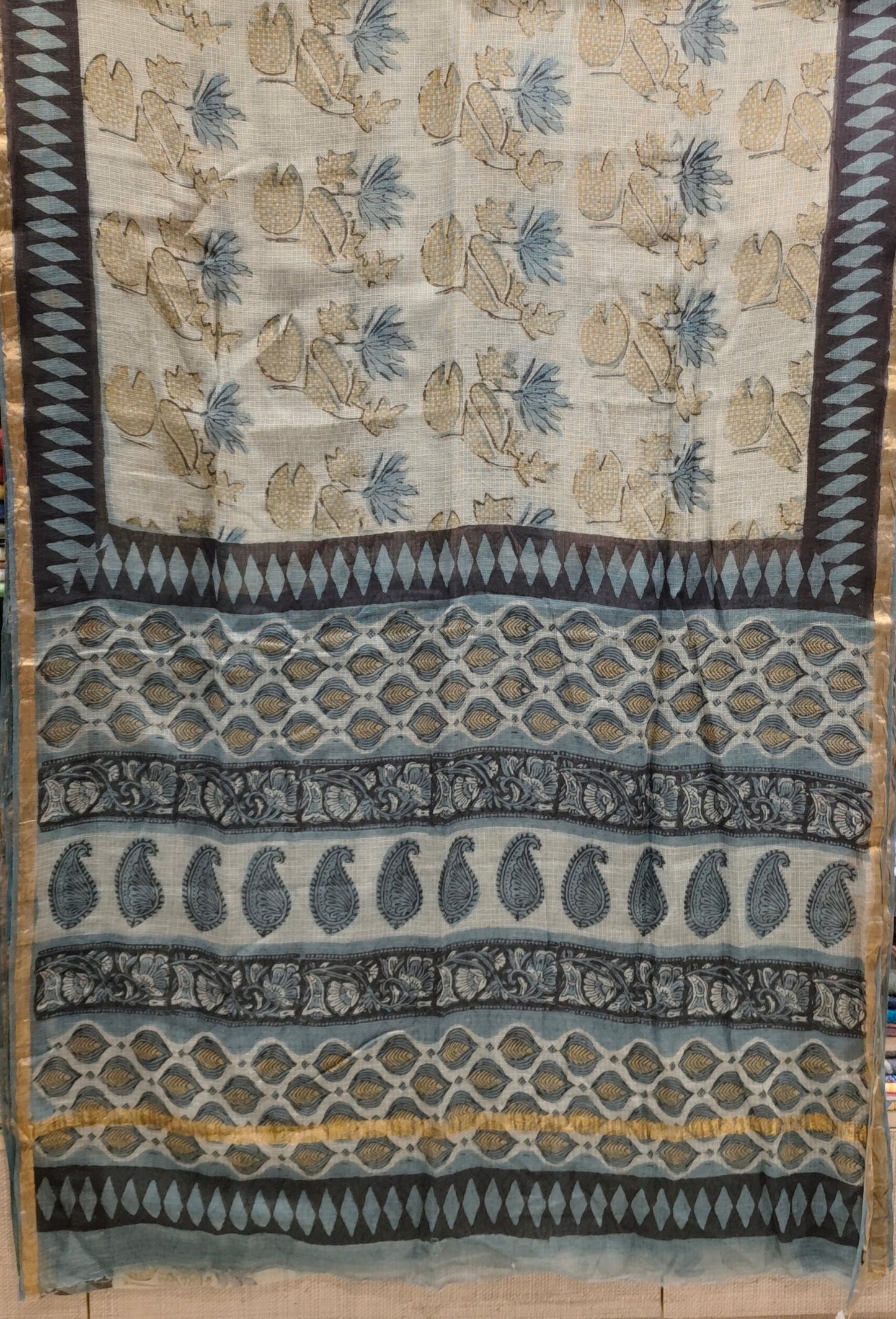 Saree Kota Organic Hand block