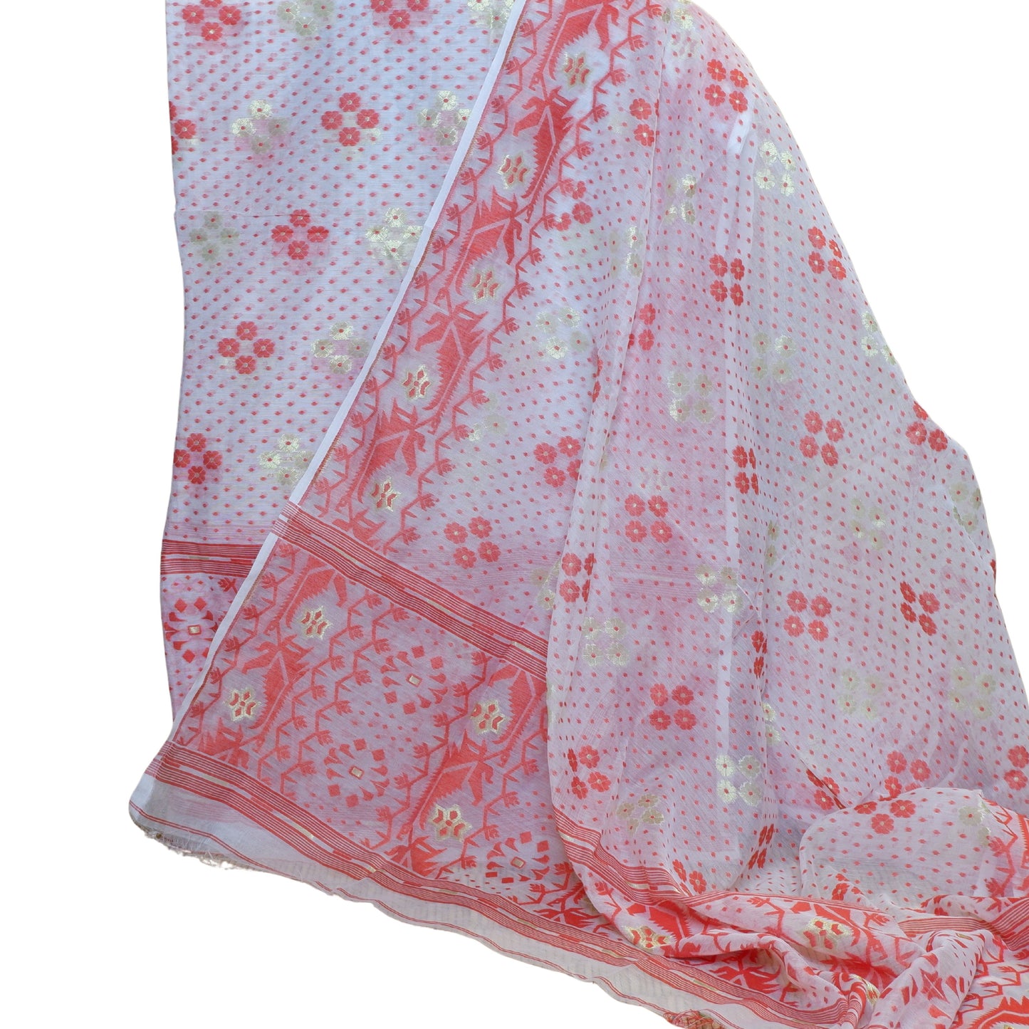 Jhilmil Jaal Kurta & Dupatta (2 piece set) Jamdani