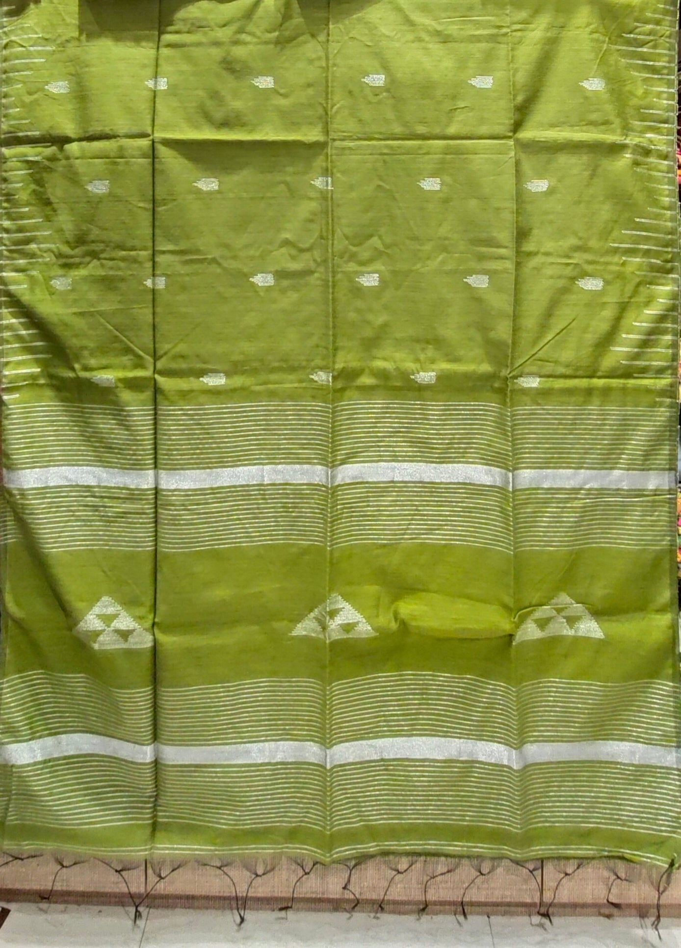 The Geometric Triangle Handloom Saree