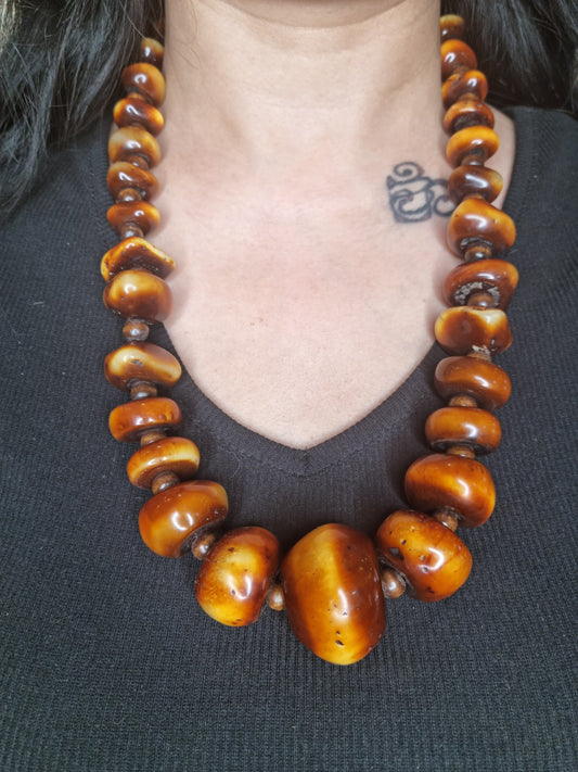 Tribal Cabochon Necklace