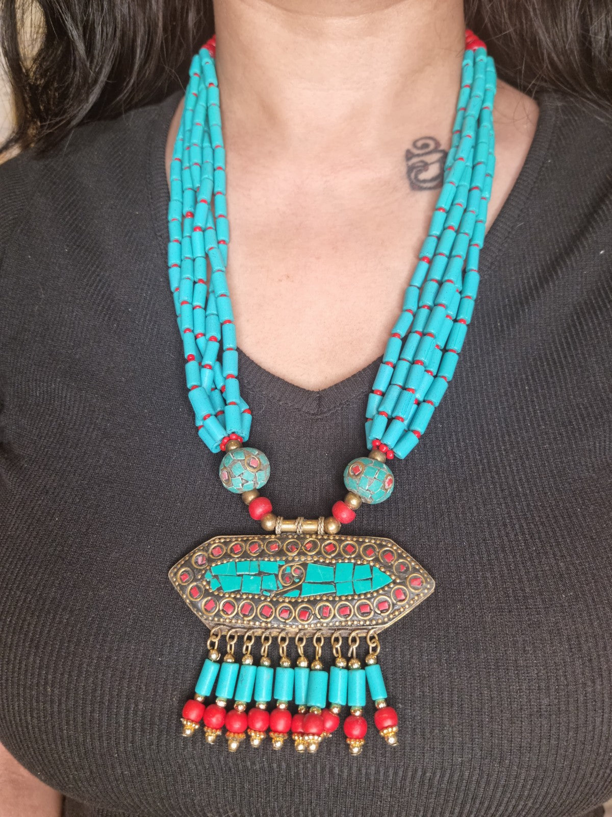 Tibetan Necklace with pendant