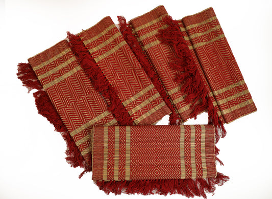 watergrass table mats with or without runner (handloom)