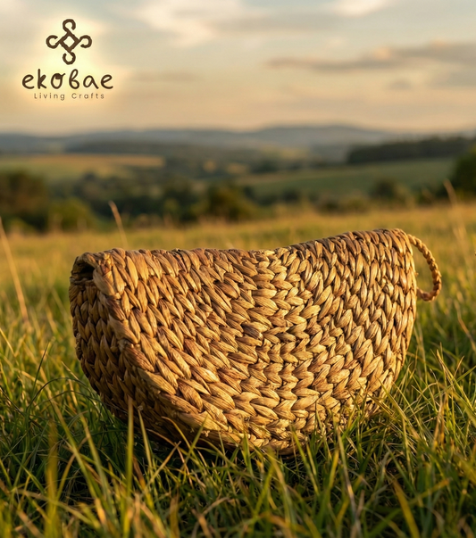 WATERGRASS OYSTER (HALF MOON) CLUTCH PURSE