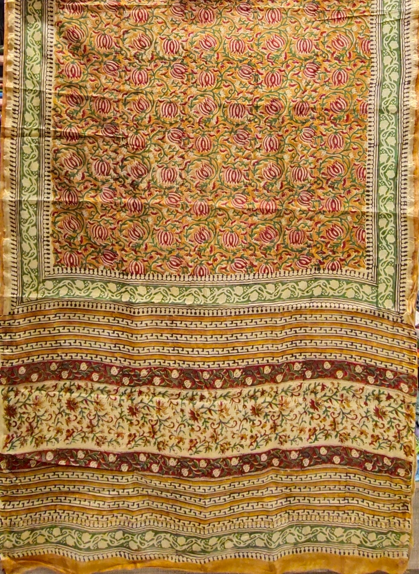 Saree Chanderi Kalamkari