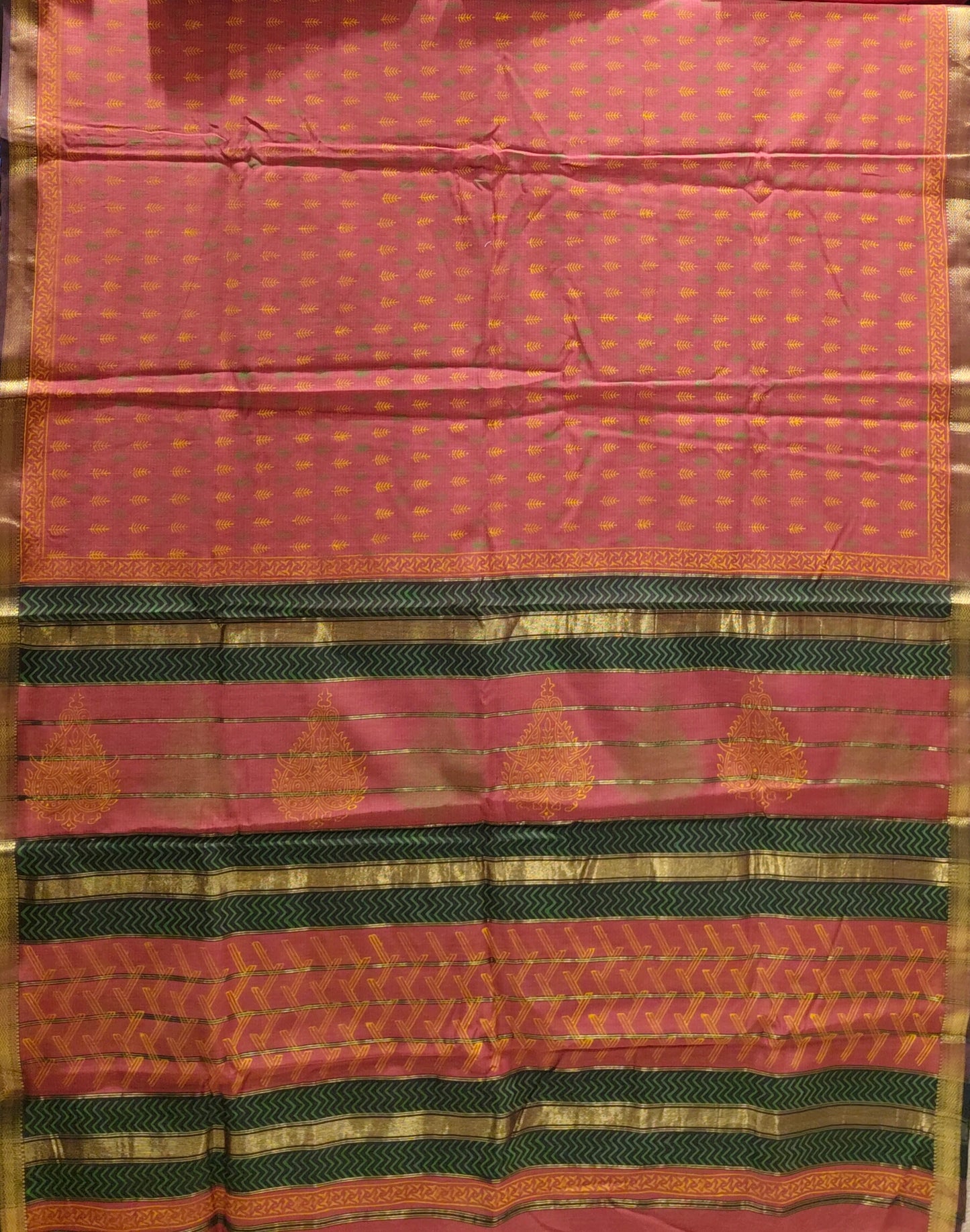 Saree Handloom Maheshwari Block