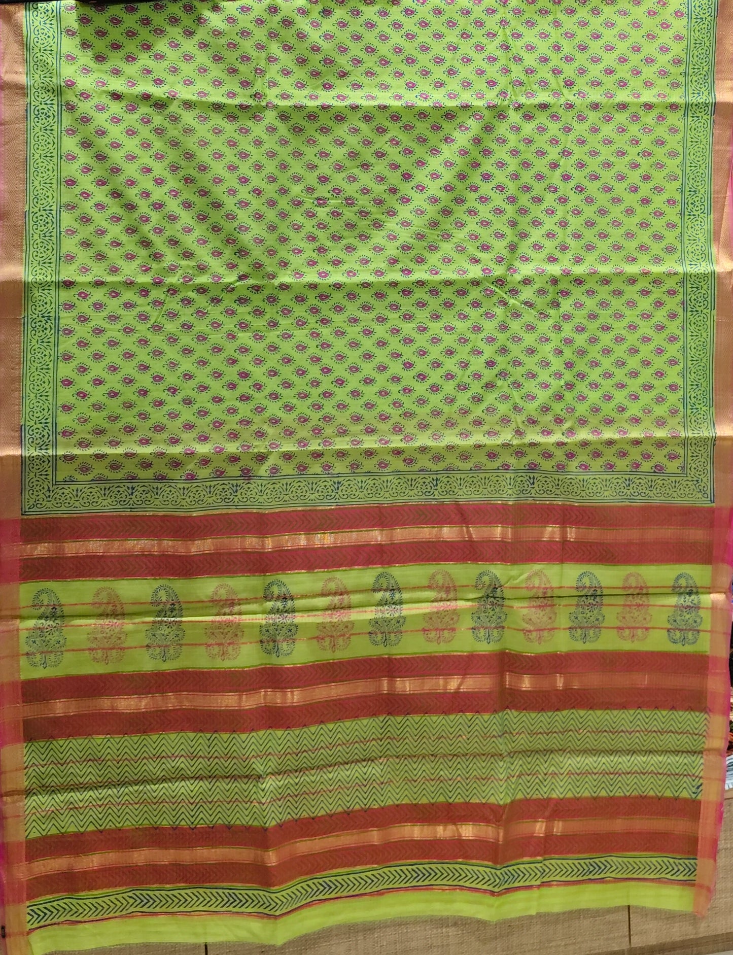 Saree Handloom Maheshwari Block