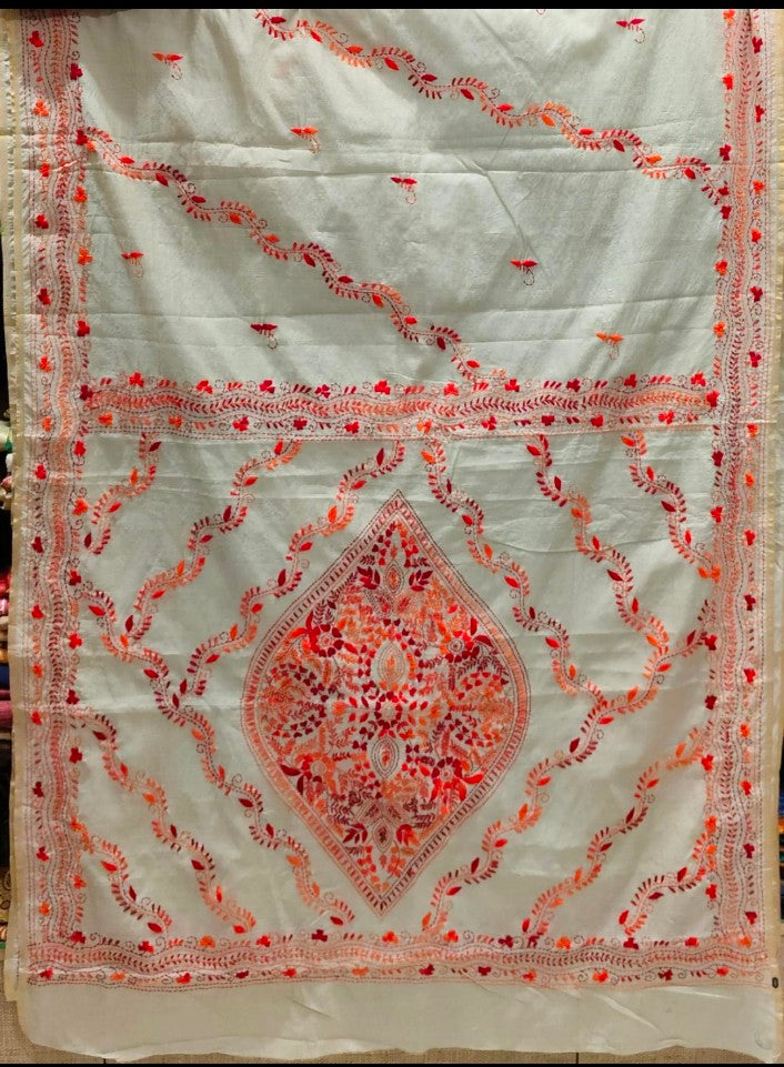 Saree Chanderi Kantha