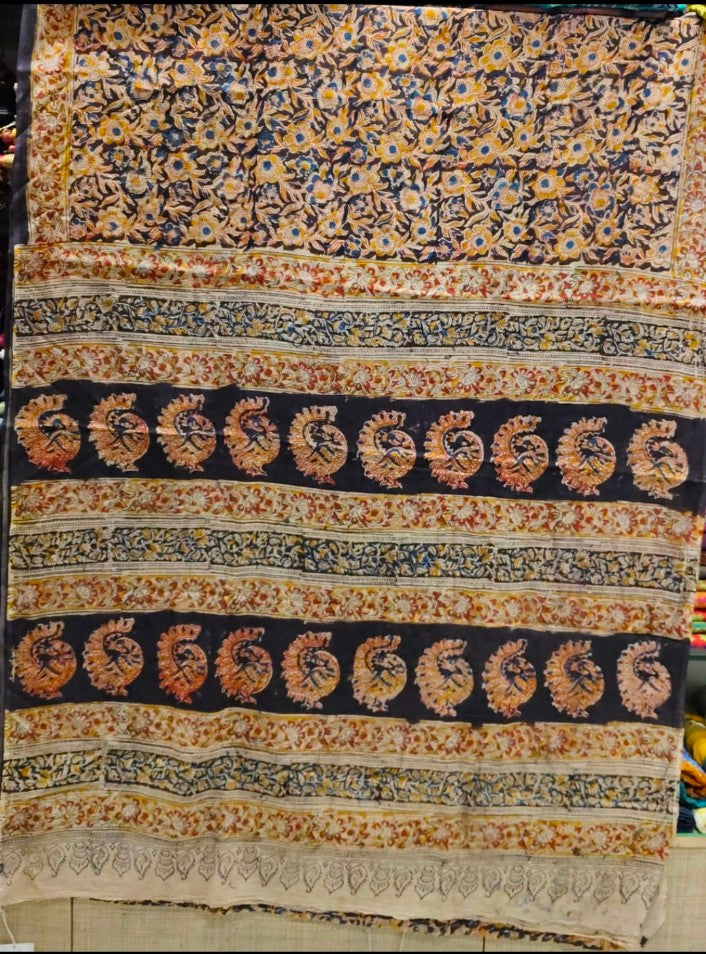 Saree Mul Cotton Kalamkari