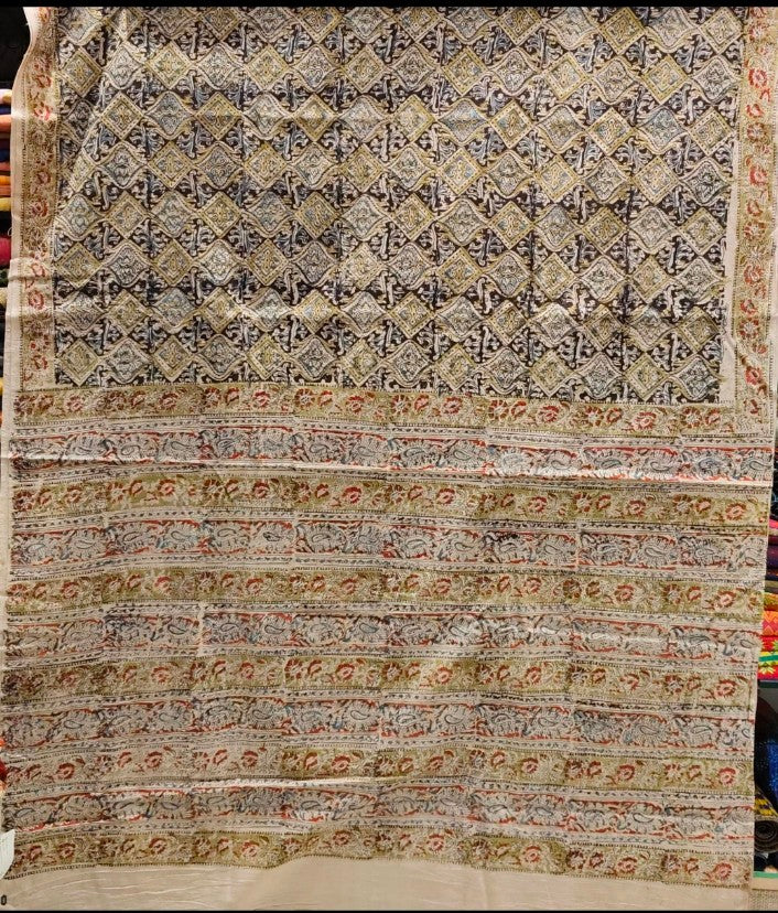 Saree Mul Cotton Kalamkari