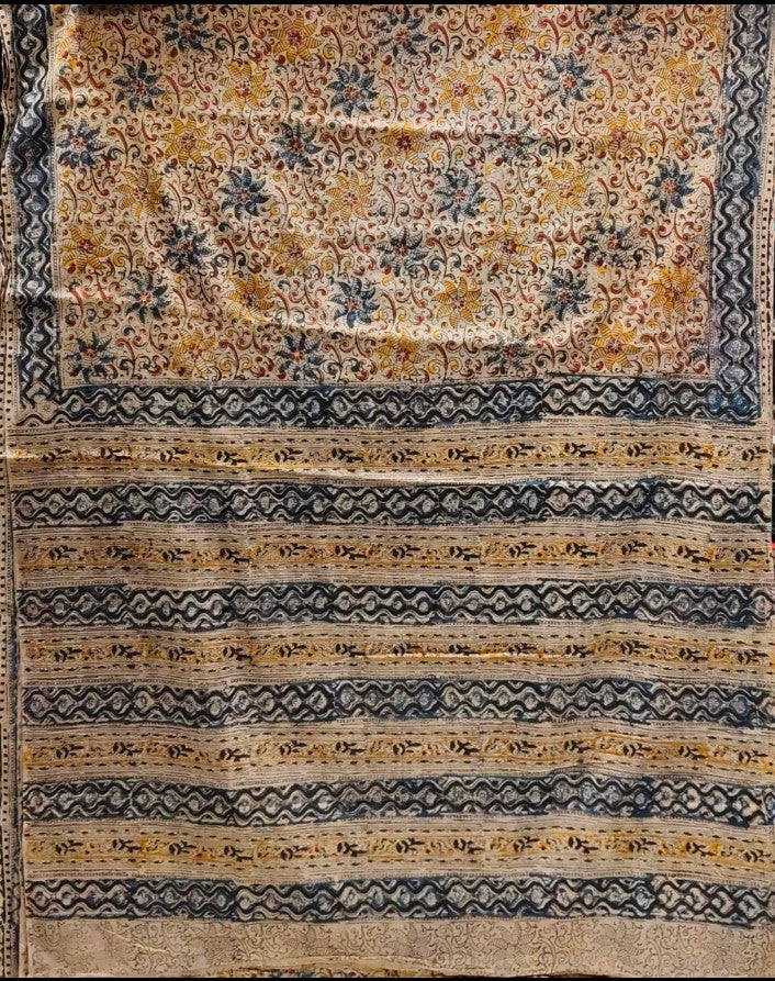 Saree Mul Cotton Kalamkari