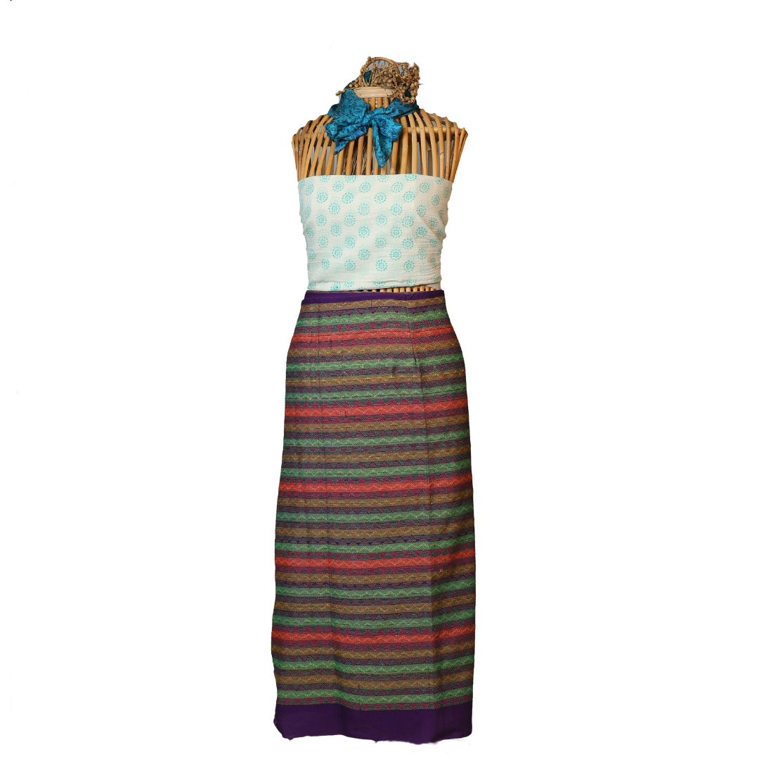 HANDLOOM WRAP SKIRT