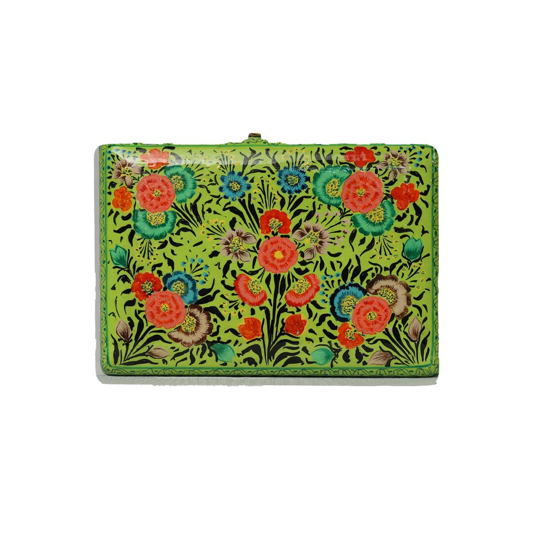 The Ekobae Collection: Hand-Painted Wooden Clutch