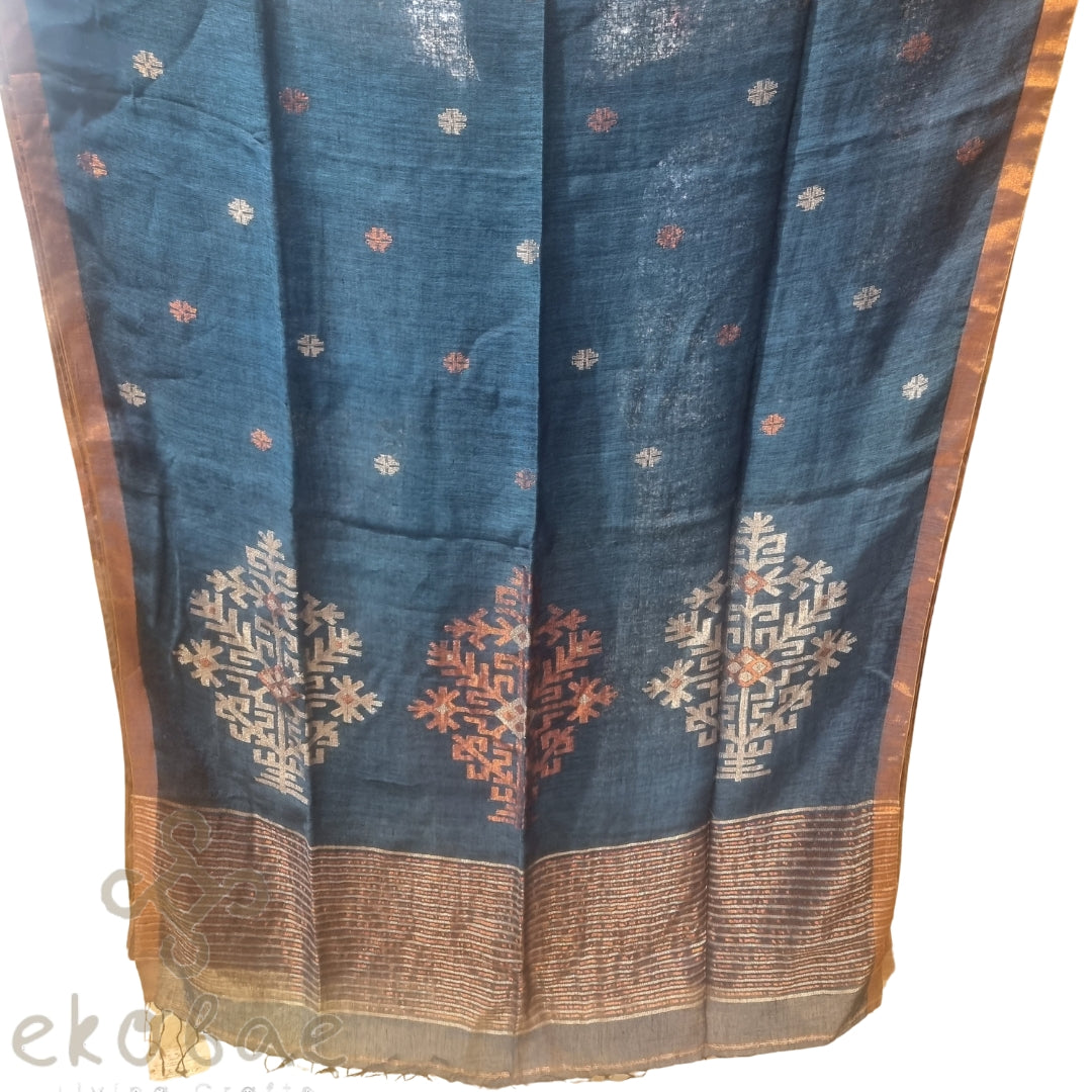 Linen by Linen Zari Saree