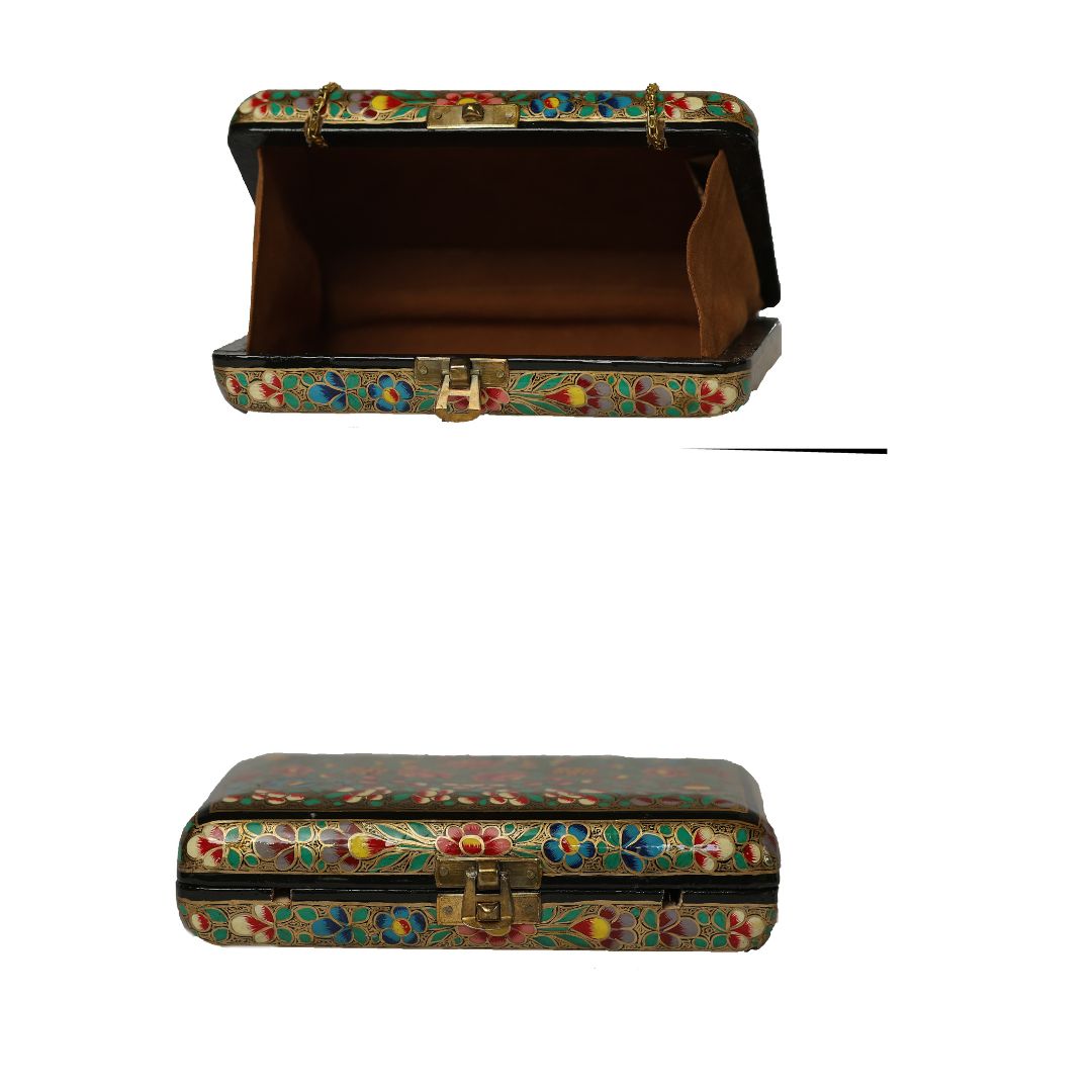 The Ekobae Collection: Hand-Painted Wooden Clutch