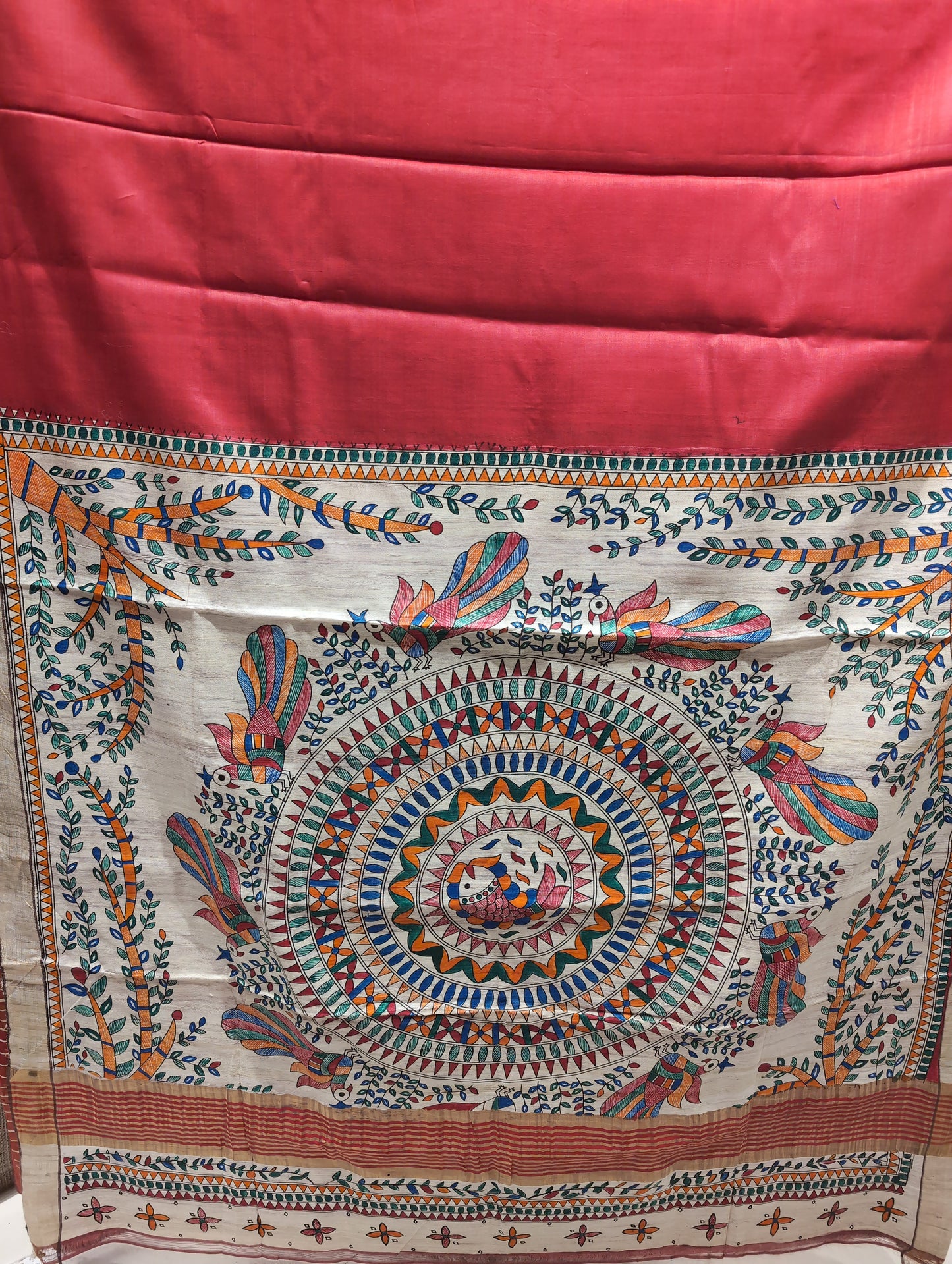 Madhubani Silk saree