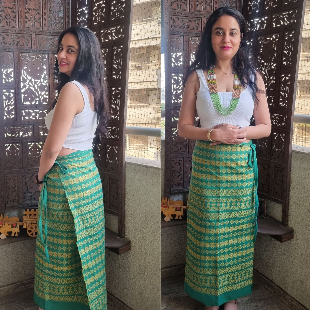 HANDLOOM WRAP SKIRT