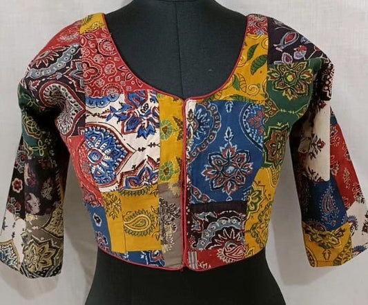 applique (tukdi) blouse - Ekobae